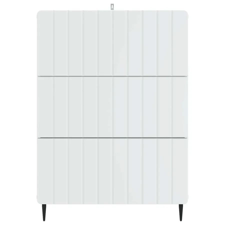 Armoire à tiroirs Blanc 66 x 34,5 x 92 cm Bois d'ingénierie - 6