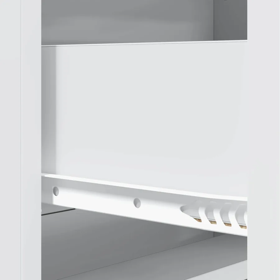 Armoire à tiroirs Blanc 66 x 34,5 x 92 cm Bois d'ingénierie - 8