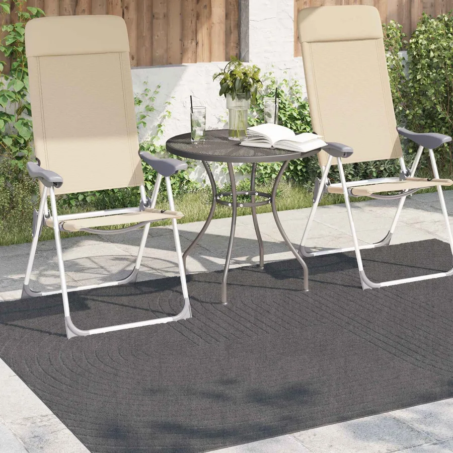 Tapis de surface PALMERAS Anthracite 200 x 140 cm Polyester - 3