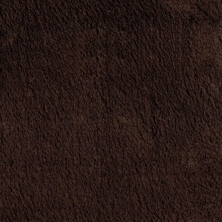 Tapis doux à poils moyens et lavable HUARTE Marron Ø 160 CM - 9