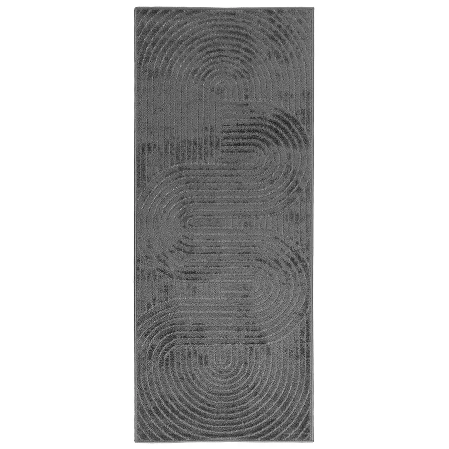 Tapis de surface PALMERAS Anthracite 200 x 80 cm Polyester - 2