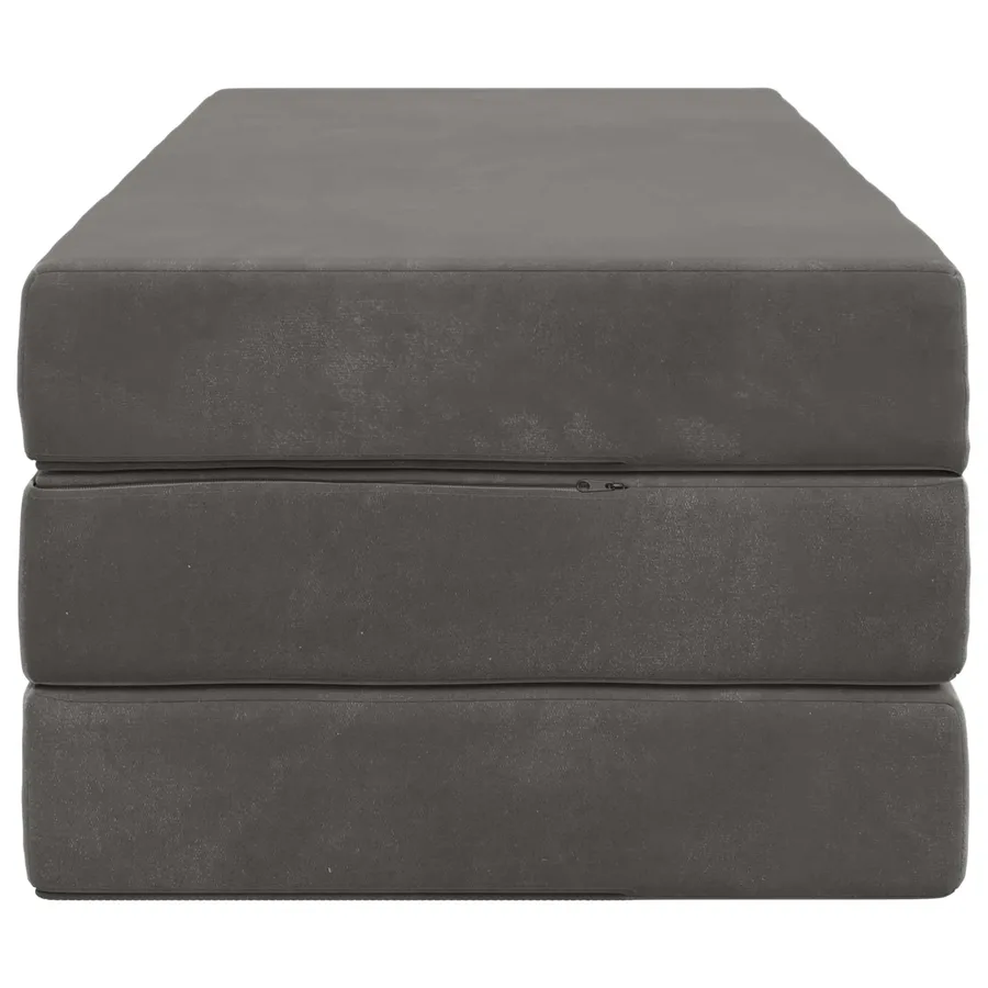 Canapé-lit pliable 140 x 67 x 45 cm Gris foncé - 4