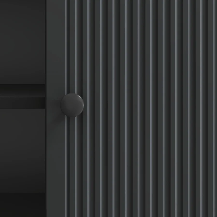 Meuble TV 102 x 34,5 x 50 cm Noir Bois d'ingénierie - 8