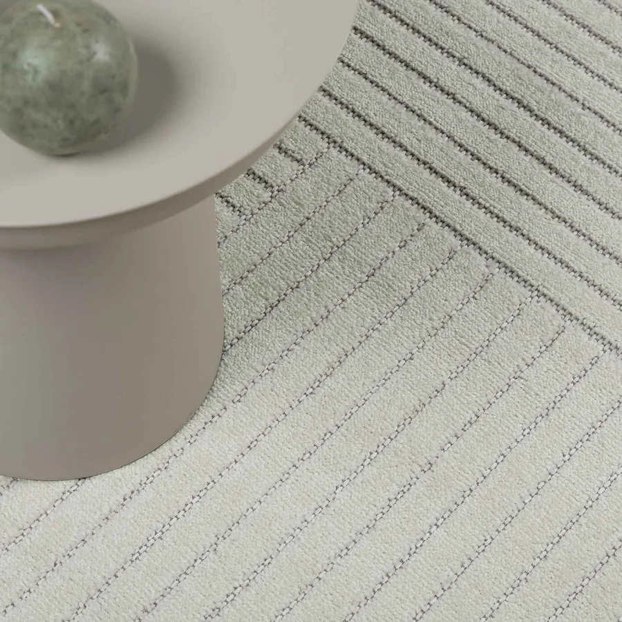 Tapis de surface Rond PALMERAS Vert Ø 120 CM Polyester - 5