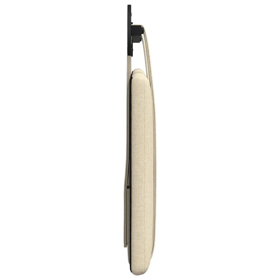 Tête de lit suspendue Crème Tissu - 6