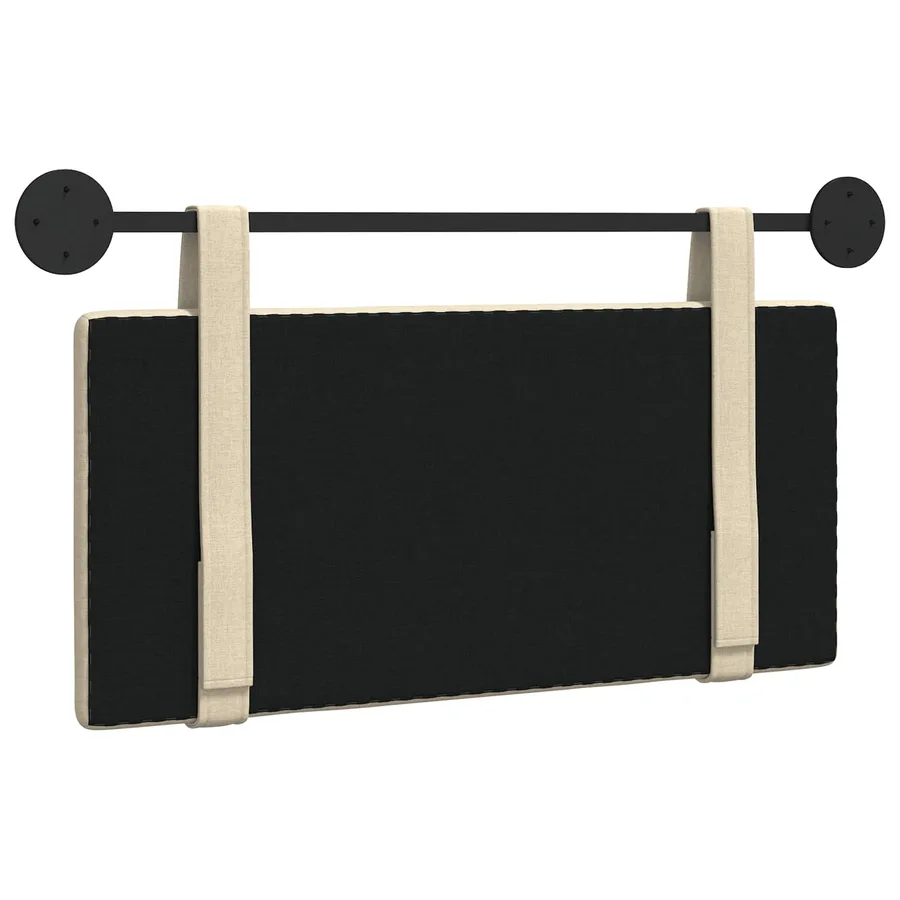 Tête de lit suspendue Crème Tissu - 7