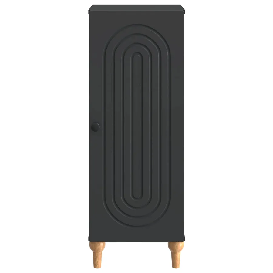 Buffet Noir 33 x 34,5 x 90 cm Bois d'ingénierie - 6