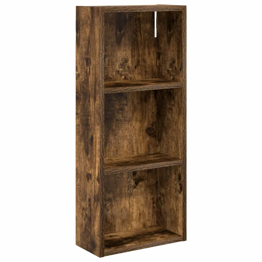 Armoire murale de salle de bain Chêne Fumé 30 x 14 x 70 cm - 2