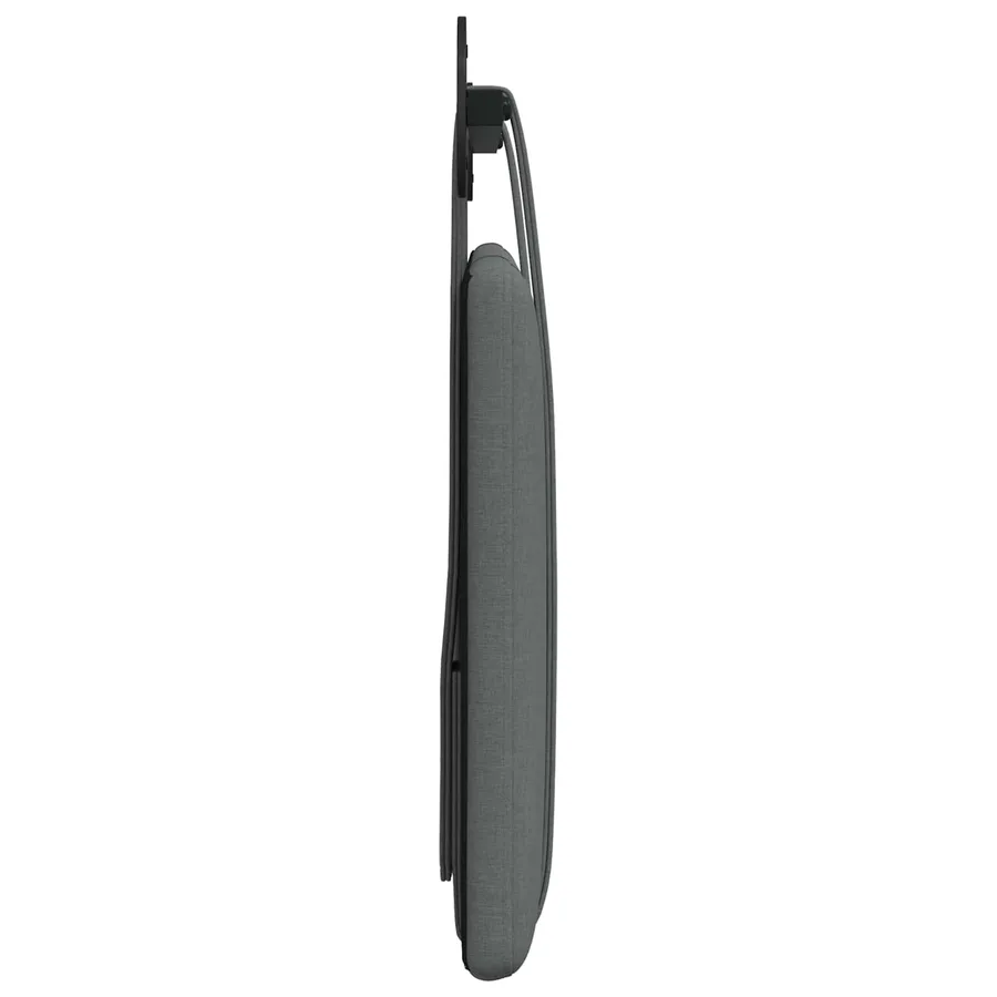 Tête de lit suspendue Gris foncé Tissu - 6