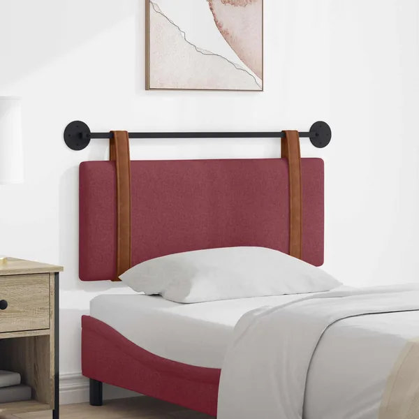Tête de lit suspendue Bordeaux PU antique