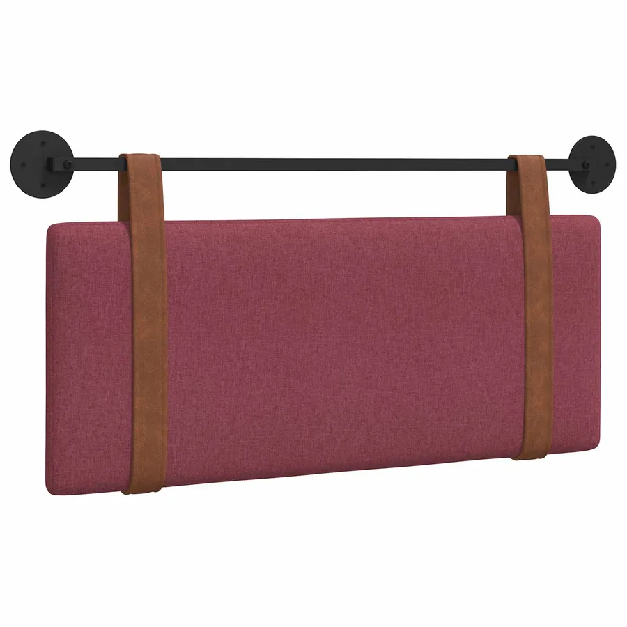 Tête de lit suspendue Bordeaux PU antique - 2