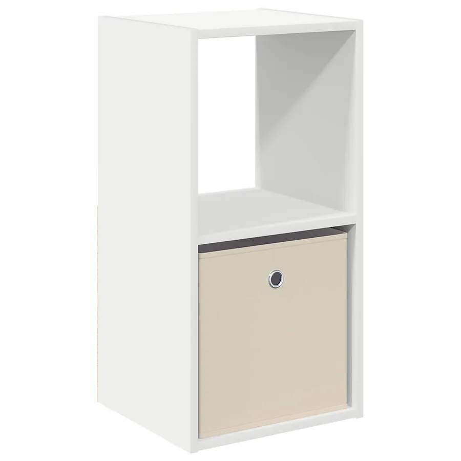 Table de chevet Blanc 35 x 32 x 68,5 cm Bois d'ingénierie - 2