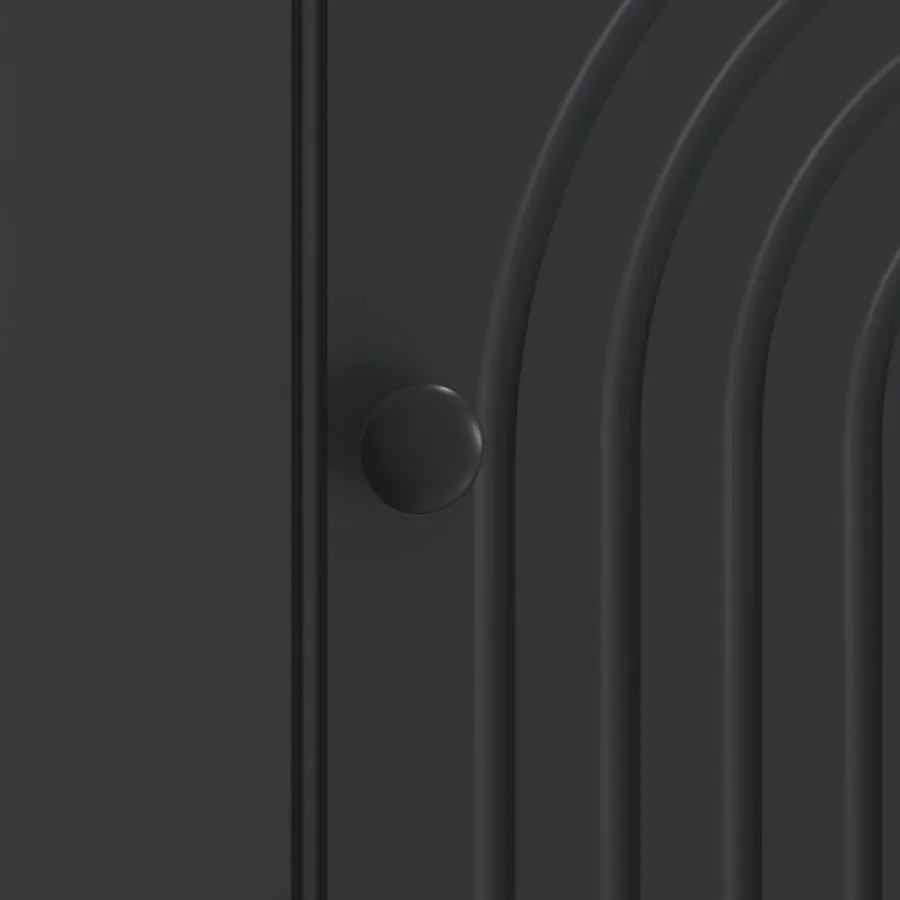 Cabinet de chevet 2 pcs Noir 43 x 34,5 x 50 cm - 8