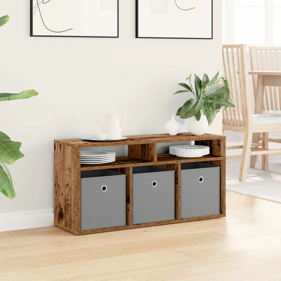 Basboard avec tiroir Bois ancien 87 x 27,5 x 43 cm - 4