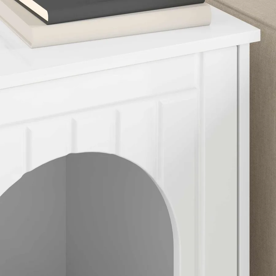 Maison pour chat Blanc Brillant 53 x 52 x 62 cm - 4