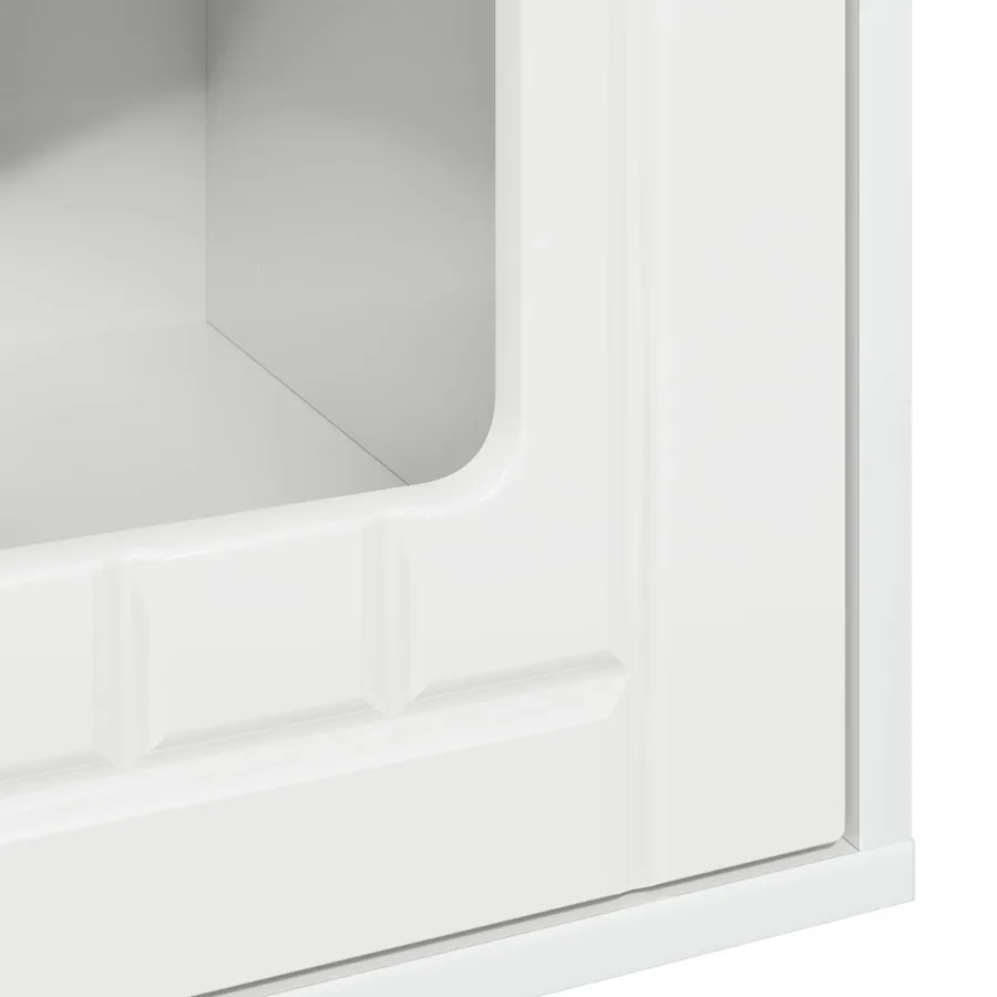 Maison pour chat Blanc Brillant 53 x 52 x 62 cm - 9