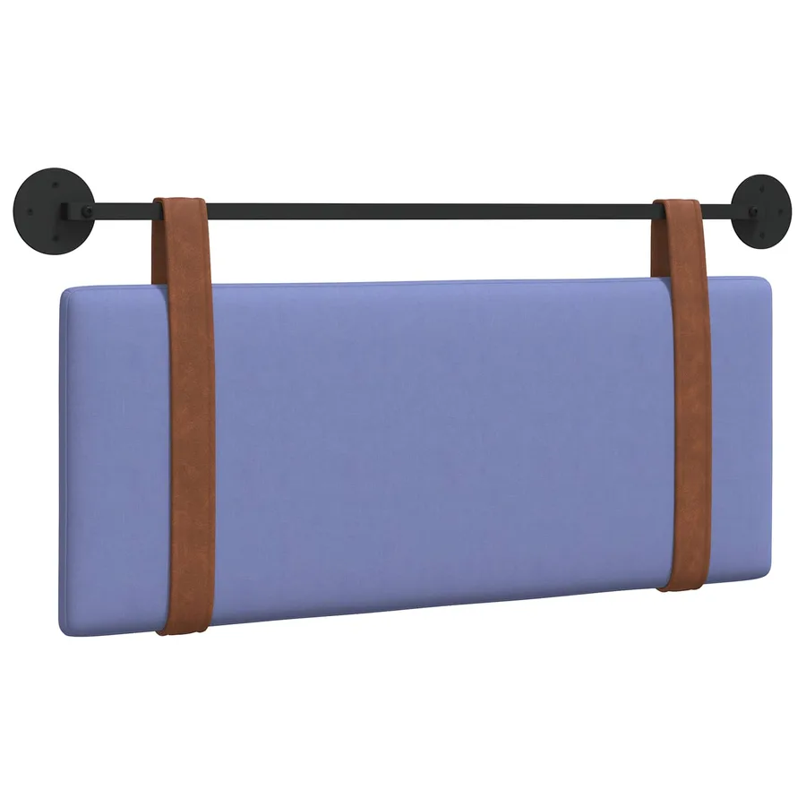 Tête de lit suspendue Bleu denim PU antique - 2