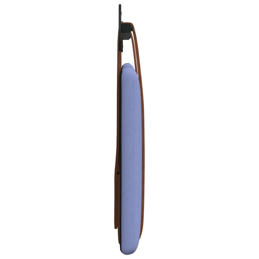 Tête de lit suspendue Bleu denim PU antique - 6