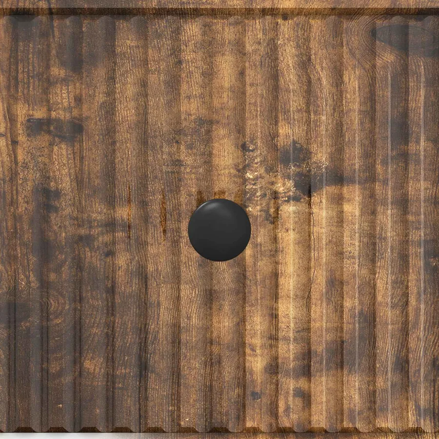 Armoire à tiroirs Chêne fumé 33 x 34,5 x 90 cm - 9
