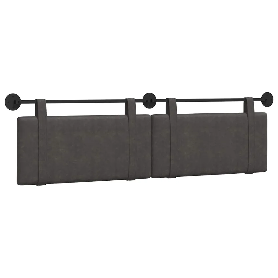 Tête de lit suspendue Noir PU antique - 2