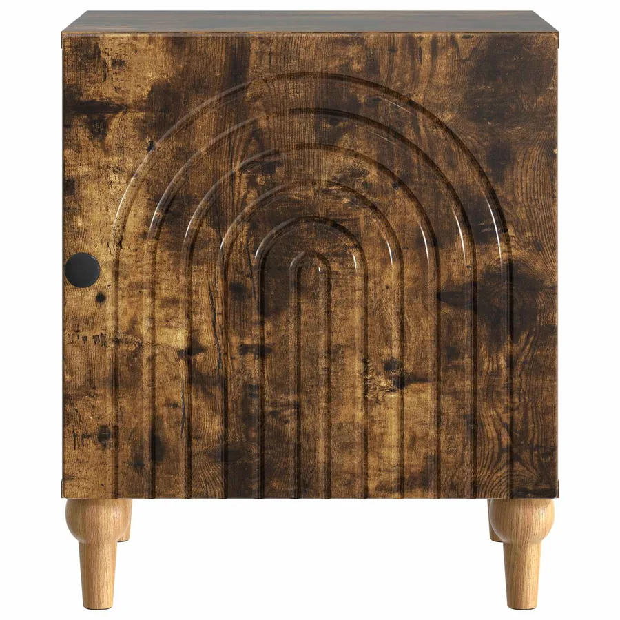 Cabinet de chevet Chêne fumé 43 x 34,5 x 50 cm - 5
