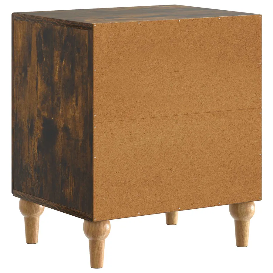 Cabinet de chevet Chêne fumé 43 x 34,5 x 50 cm - 7