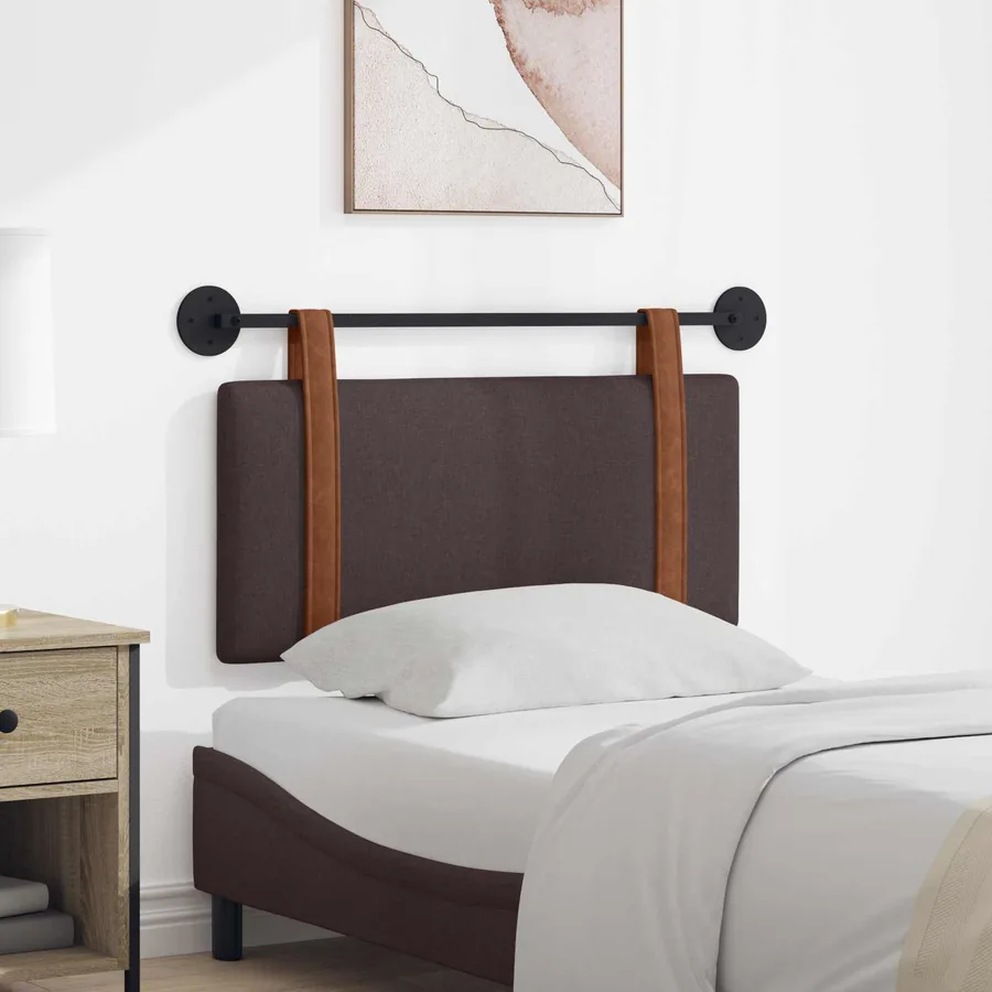 Tête de lit suspendue Marron foncé PU antique