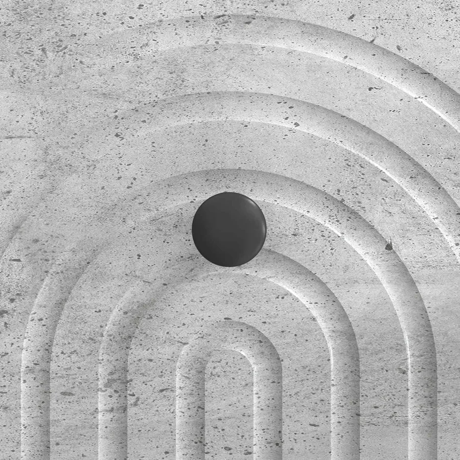Meuble TV Gris Béton 102 x 34,5 x 50 cm Bois d’ingénierie - 10