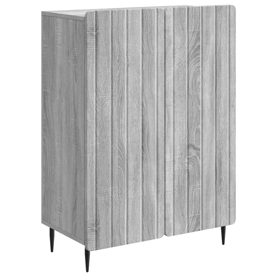 Buffet Sonoma gris 66 x 34,5 x 92 cm Bois d'ingénierie - 2