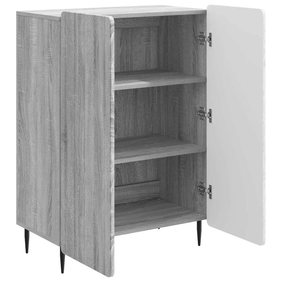 Buffet Sonoma gris 66 x 34,5 x 92 cm Bois d'ingénierie - 5