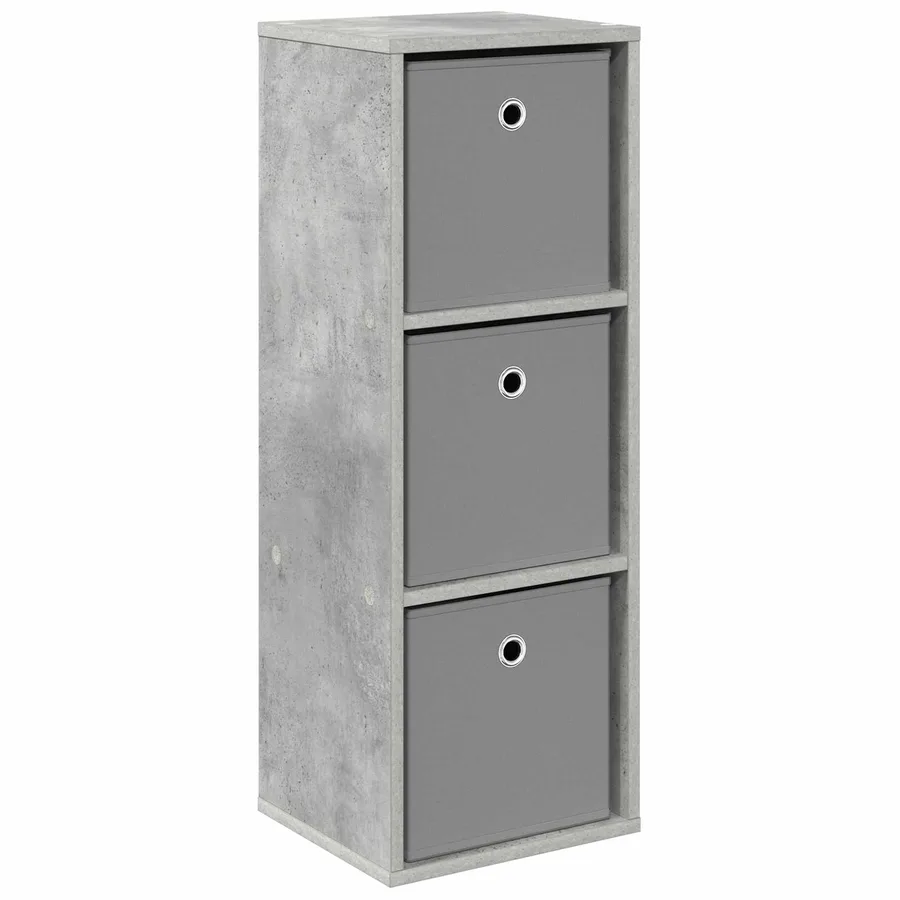 Buffet avec tiroir Gris béton 30,5 x 27 x 84,5 cm - 2
