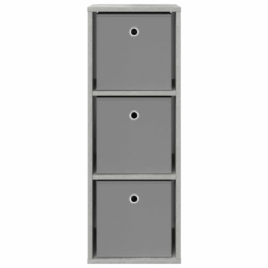 Buffet avec tiroir Gris béton 30,5 x 27 x 84,5 cm - 5