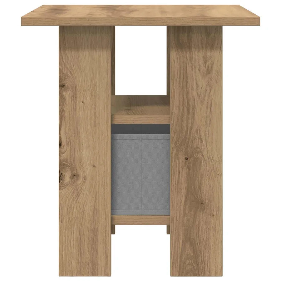 Table de chevet Chêne artisanal 41 x 40 x 45 cm - 7