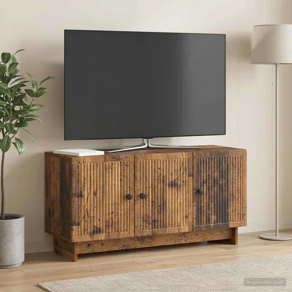 Meuble TV Bois ancien 99 x 34,5 x 50 cm Bois d'ingénierie