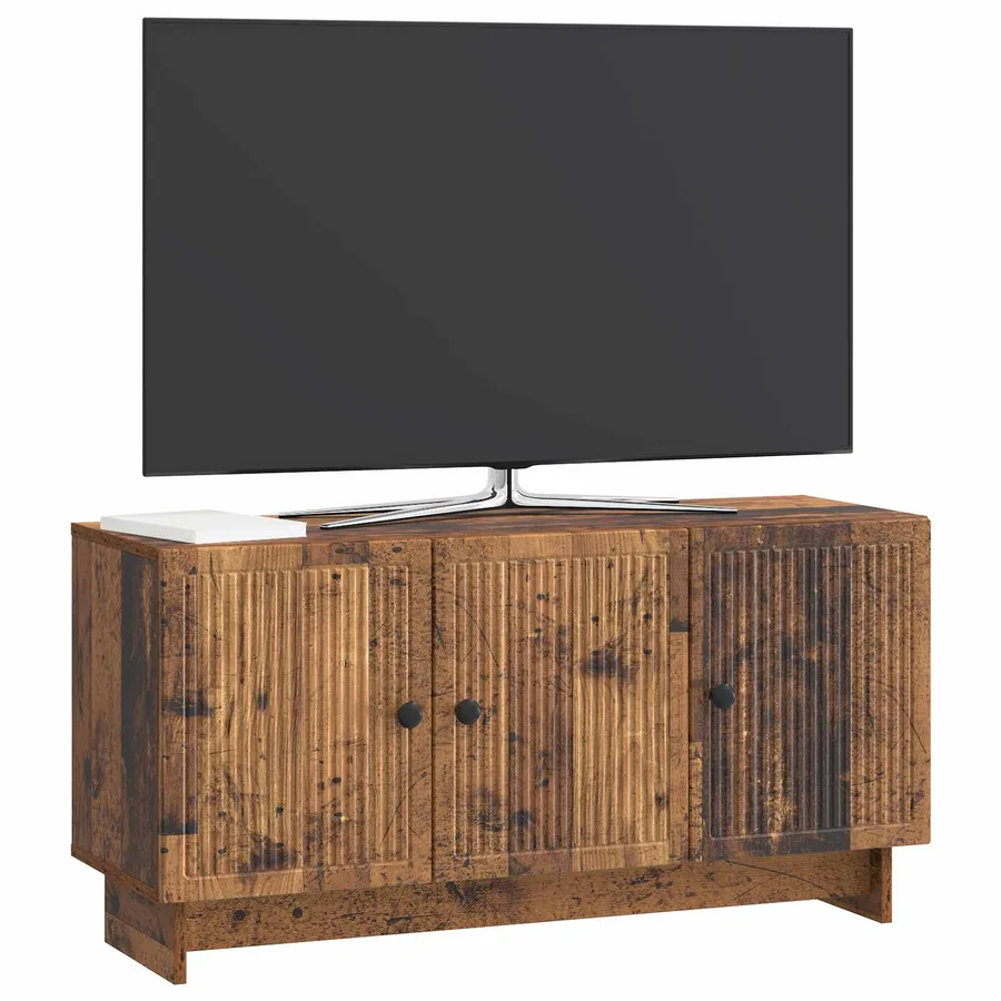 Meuble TV Bois ancien 99 x 34,5 x 50 cm Bois d'ingénierie - 3