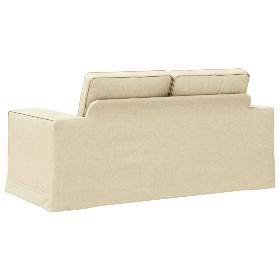 Canapé Crème 162 x 80 x 82 cm tissu - 6