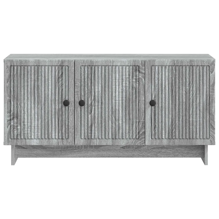Meuble TV Sonoma gris 99 x 34,5 x 50 cm Bois d'ingénierie - 6