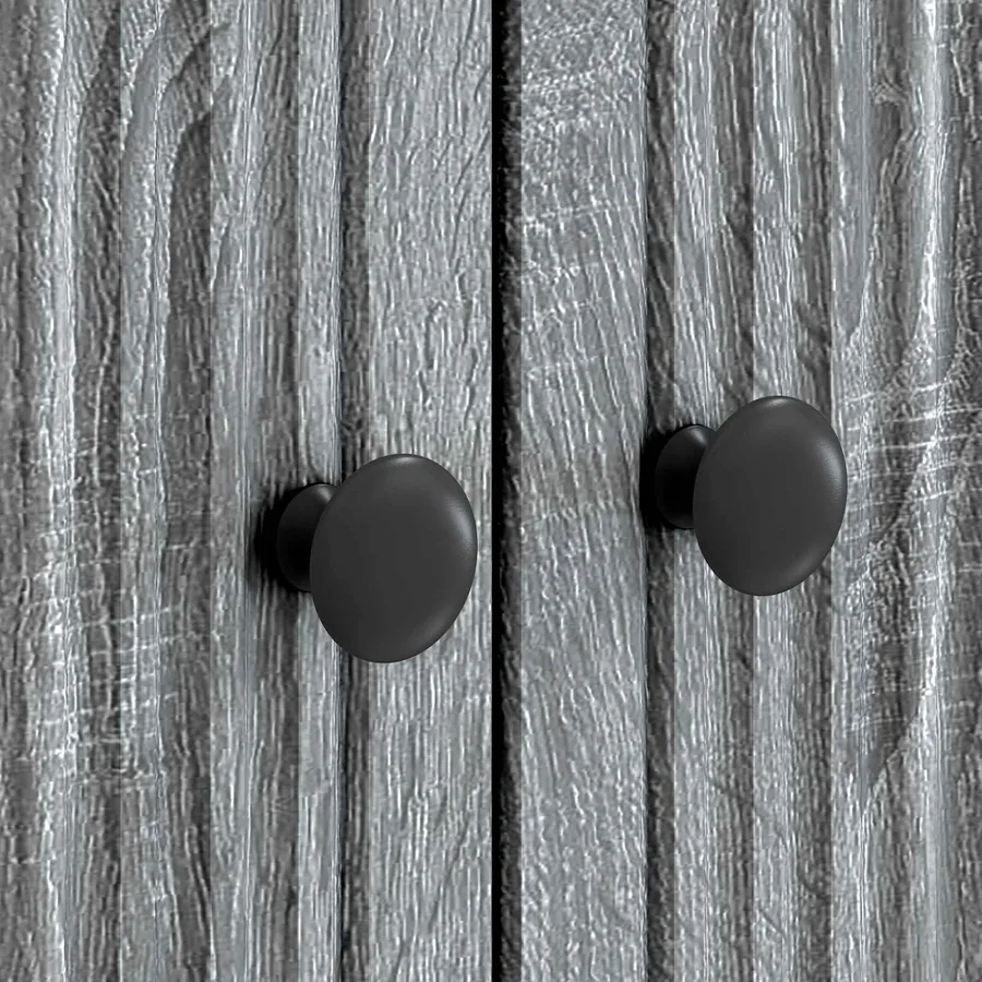 Meuble TV Sonoma gris 99 x 34,5 x 50 cm Bois d'ingénierie - 8