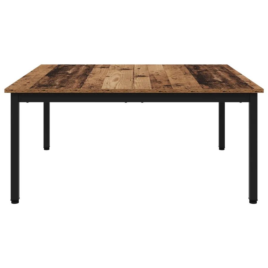 Table basse Bois ancien 100 x 100 x 45 cm Bois d'ingénierie - 5