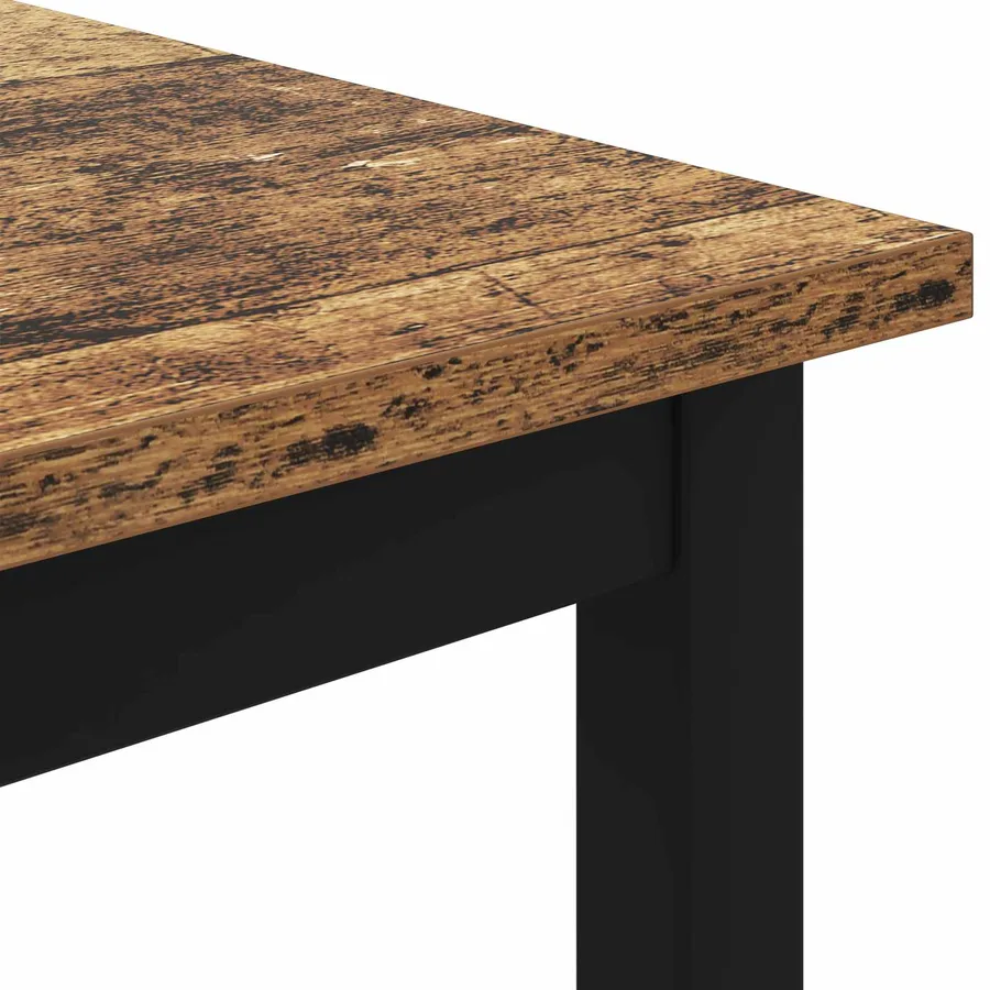 Table basse Bois ancien 100 x 100 x 45 cm Bois d'ingénierie - 7