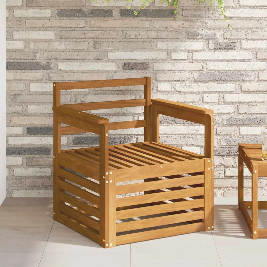 Canapé d’extérieur Bois d'Acacia Massif Naturel
