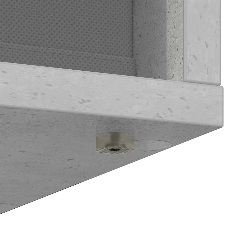 Buffet avec tiroir Gris béton 35 x 32 x 99,5 cm - 9