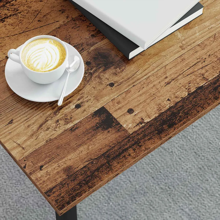 Table basse Bois ancien 100 x 50 x 45 cm Bois d'ingénierie - 4
