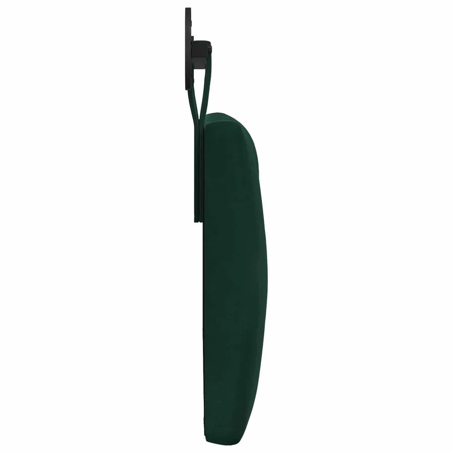 Tête de lit suspendue Avec lumière LED Vert foncé Velours - 6