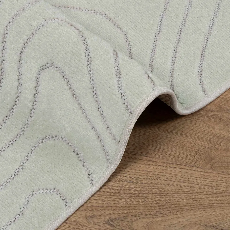 Tapis de surface PALMERAS Vert 120 x 170 cm Polyester - 6