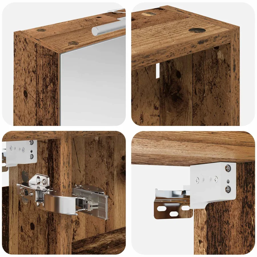 Ensemble de Meubles de Salle de Bain 3 pcs 140 x 14,5 x 70 cm - 10
