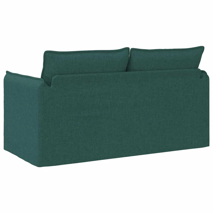 Canapé Vert foncé 156 x 82 x 85 cm tissu - 6