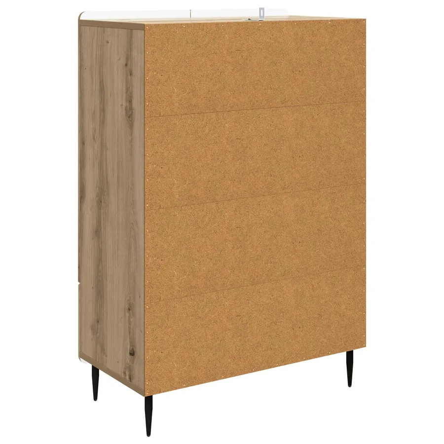 Buffet Chêne artisanal 66 x 34,5 x 97 cm Bois d'ingénierie - 7