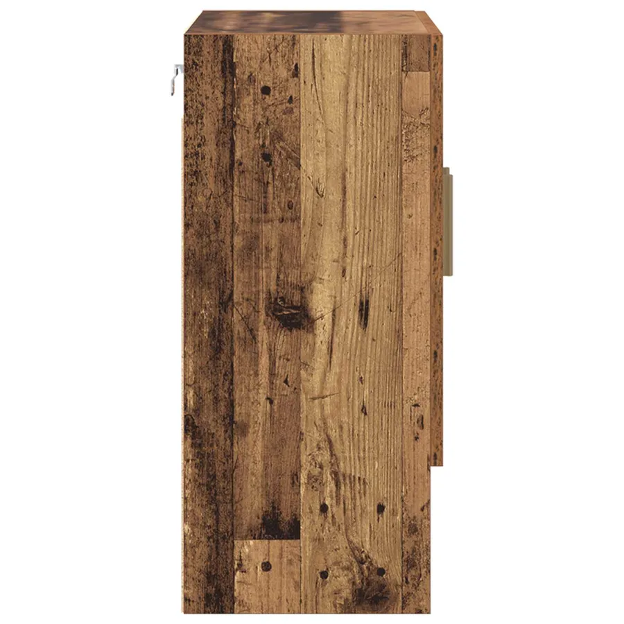 Meuble mural Bois ancien 60 x 31 x 70 cm Bois d'ingénierie - 6