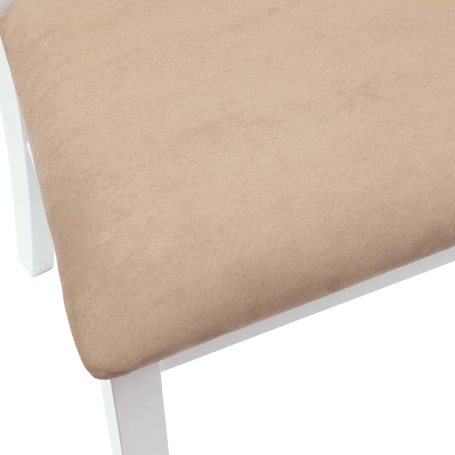 Chaises de salle à manger 2 pcs Blanc 50 x 52,5 x 91 cm - 9